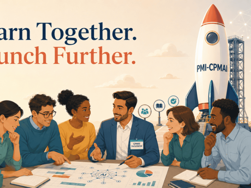 Do Not Make Your PMI-CPMAI Journey a Solo Project